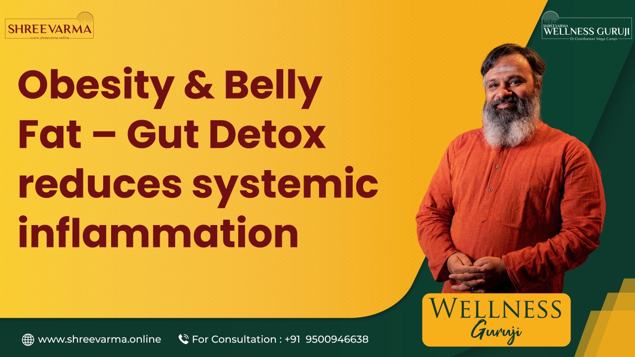 From Belly Fat to Balance: Healing Obesity with Ayurveda! Wellness Guruji Dr Gowthaman!