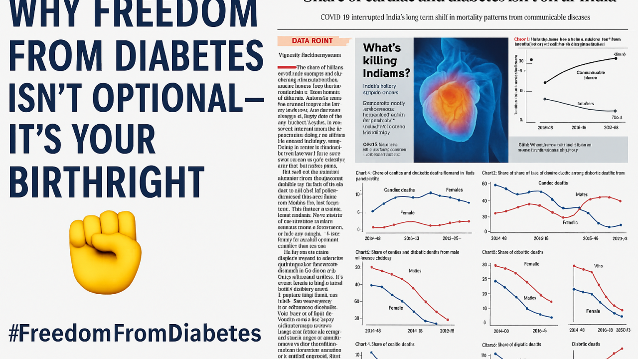 Reclaiming Rhythm: Why Freedom from Diabetes Isn’t Optional — It’s Your Birthright !