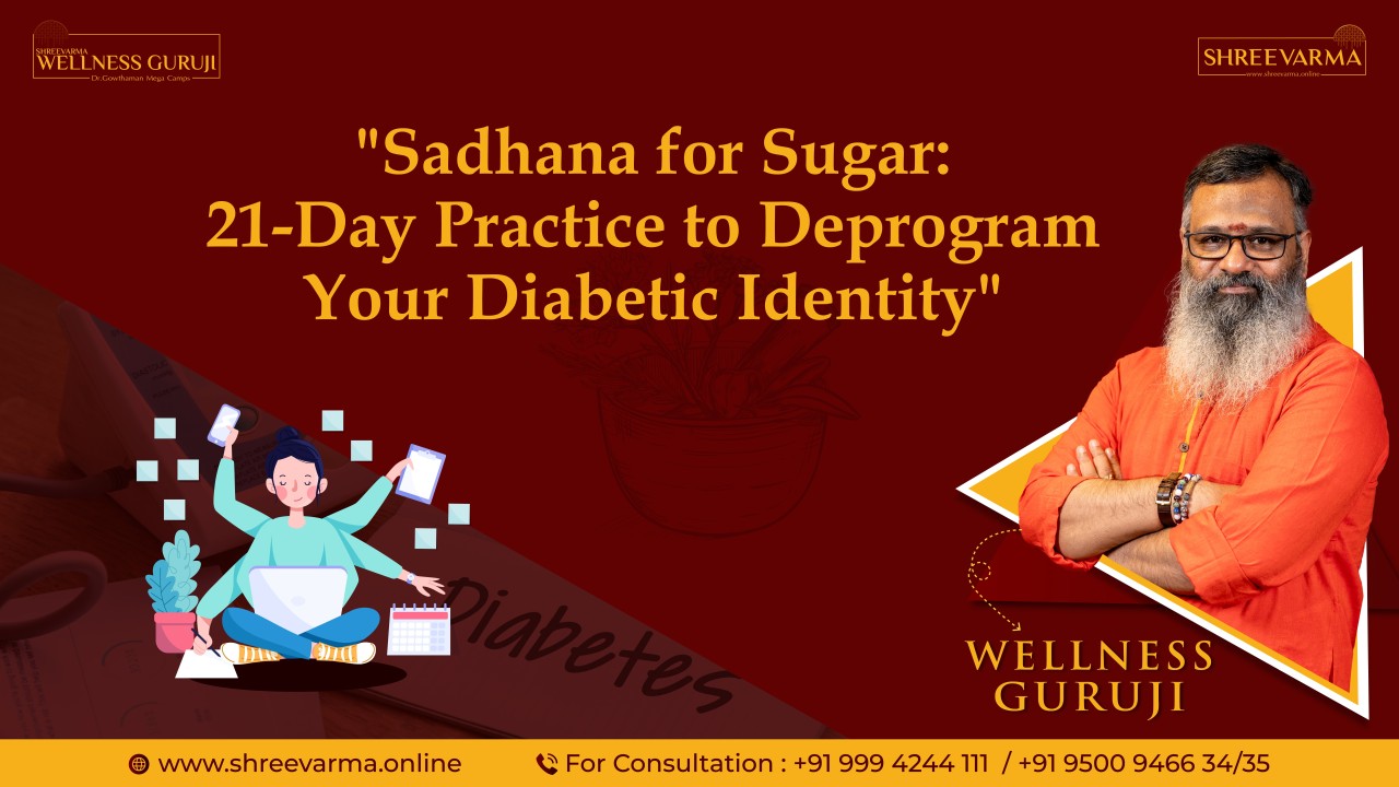 Sadhana for Sugar: 21-Day Practice to Deprogram Your Diabetic Identity