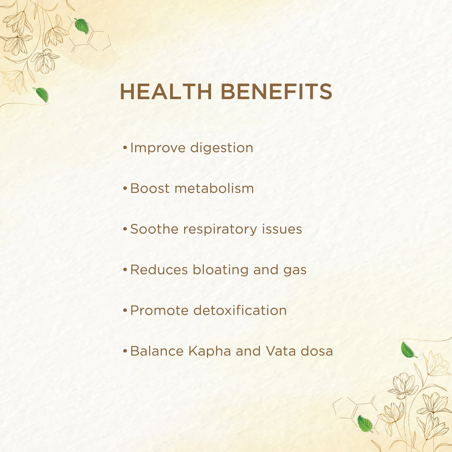 SUNTHI CHOORNAM FOR DIGESTIVE HEALTH AND METABOLISM | AYURVEDIC SUPPLEMENT FOR RESPIRATORY DISORDERS | JOINT PAIN RELIEF | HEADACHE | SUNTHI – 50 Gms