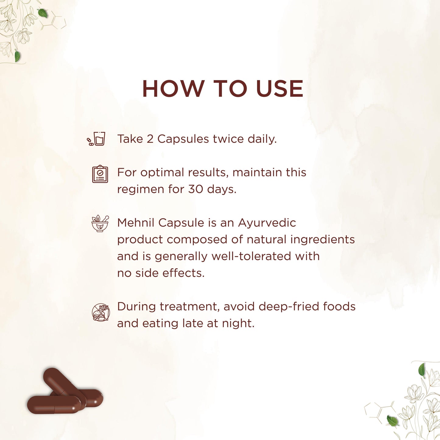 shreevarma Capsule Mehnil Capsule For Diabetes | Ayurvedic Supplement for the Sugar | Maintains Blood Glucose Level | Effective Diabetes Management with Herbs — 60 Capsules