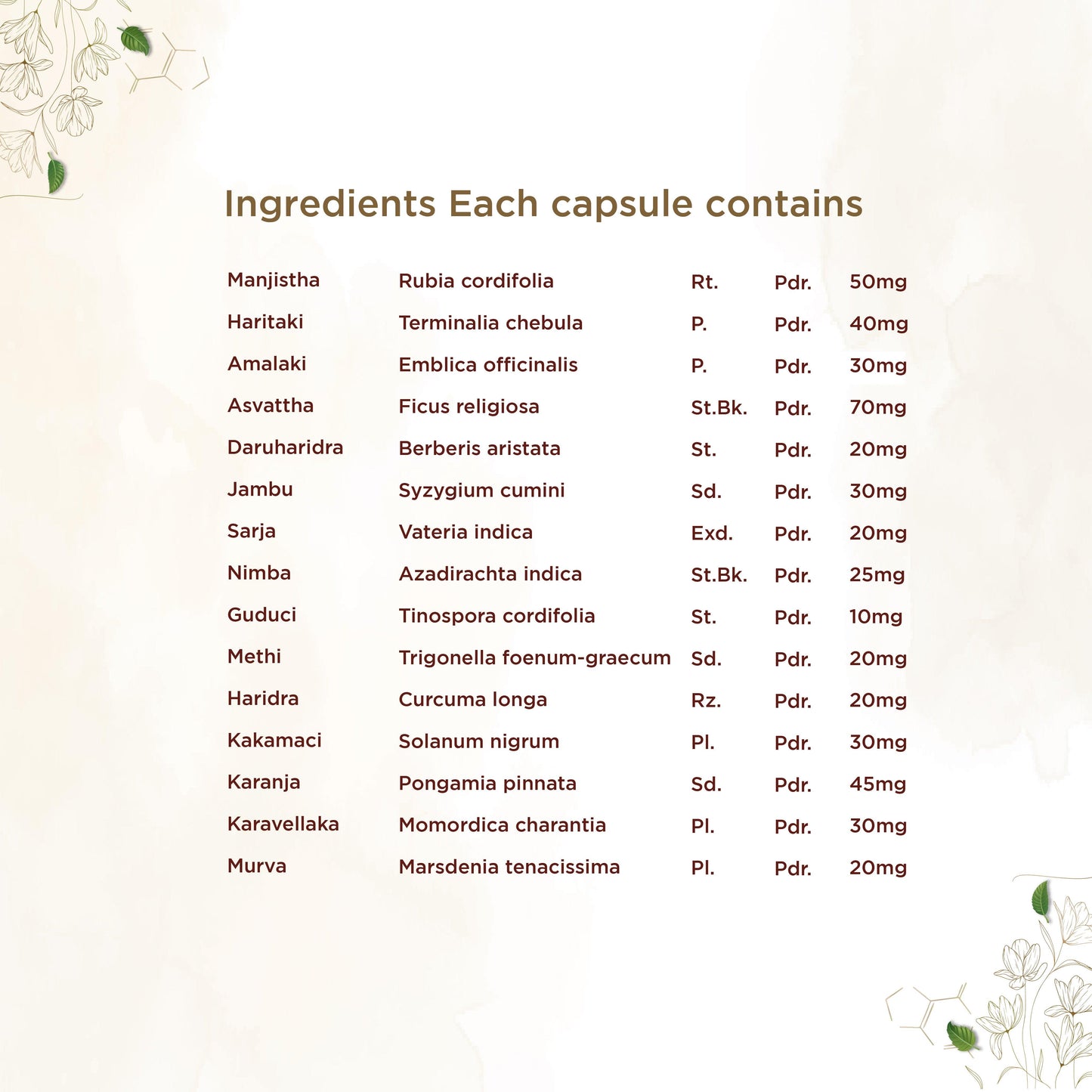 shreevarma Capsule Mehnil Capsule For Diabetes | Ayurvedic Supplement for the Sugar | Maintains Blood Glucose Level | Effective Diabetes Management with Herbs — 60 Capsules