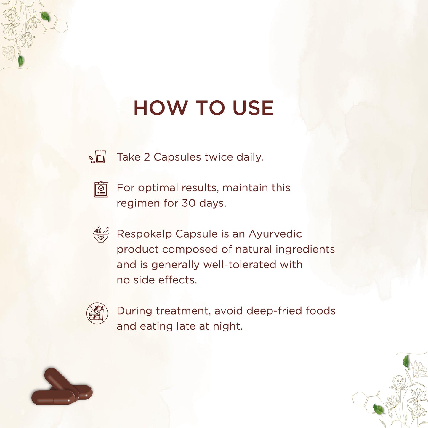 shreevarma Capsule Respokalp Capsules for Treating Asthma | Ayurvedic Medicine for Wheezing and Respiratory Relief | Tulasi | Yastimadhu | Immunity Booster | Vitamin C – 60 Capsuless