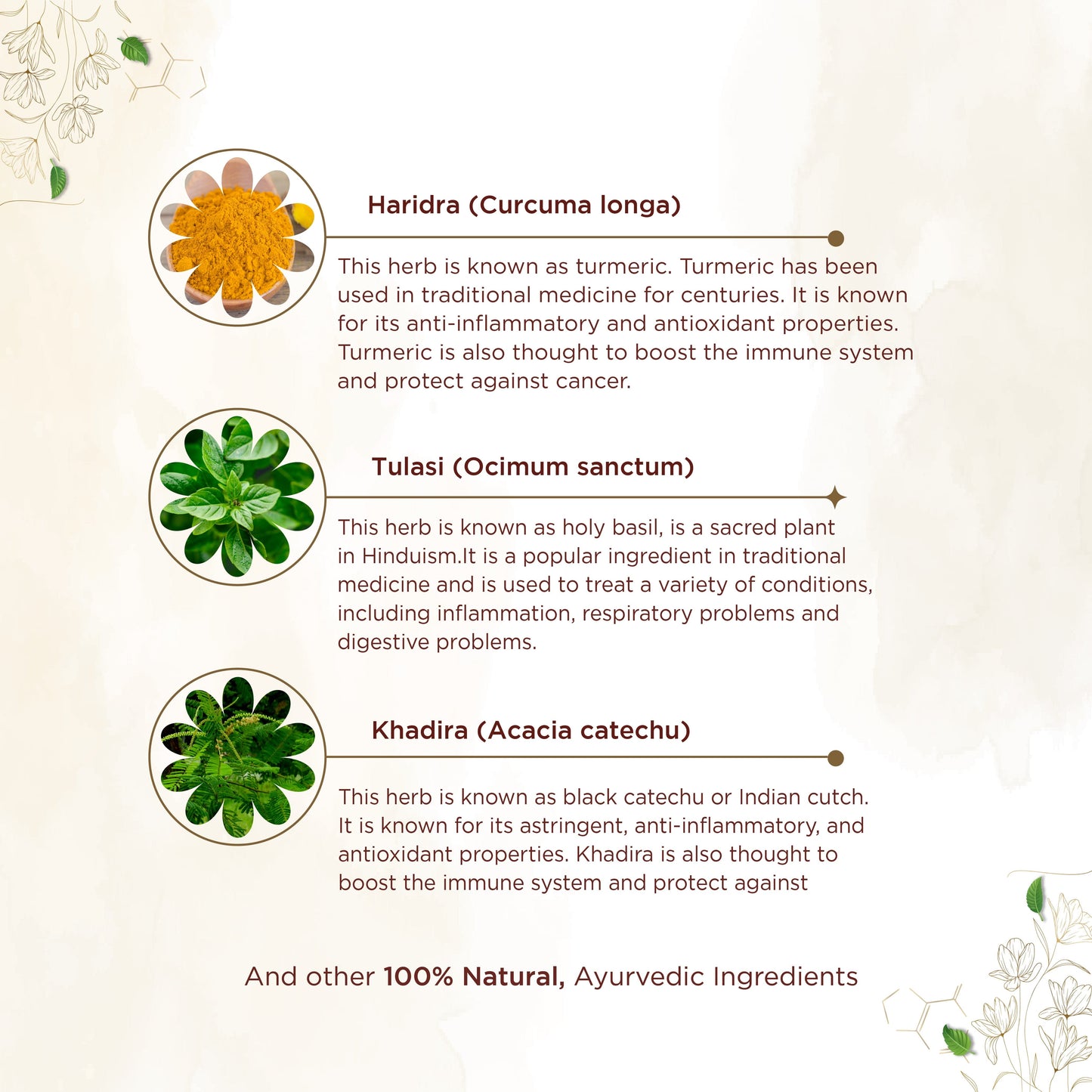 shreevarma Charmatejas Capsule for Skin Conditions | Ayurvedic Supplement for Psoriasis | Eczema | Restores Pigmentation | Tulasi | Turmeric | Neem | Clear and Glowing Skin — 60 Capsules