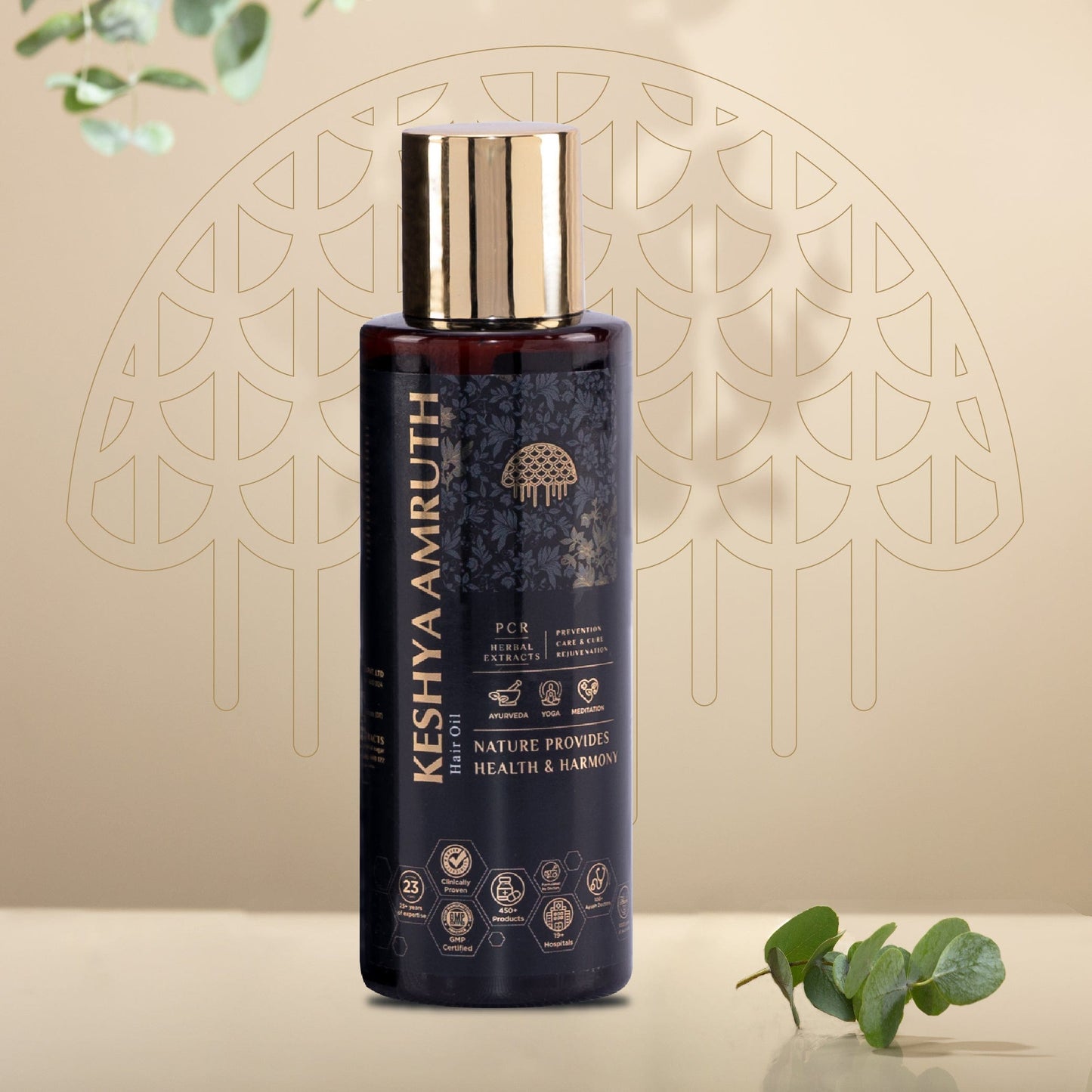 shreevarma Keshya Amruth Hair oil for Hair Growth | Anti-Hair fall | 100% Ayurvedic | Effective against Premature Greying | 100ml