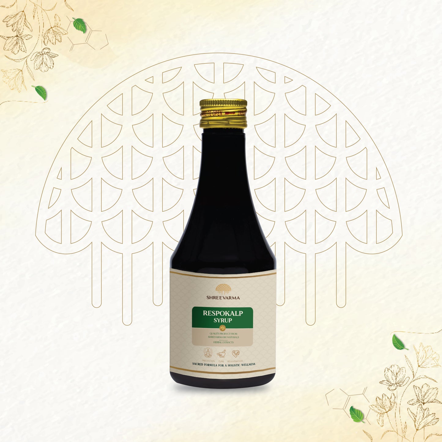 shreevarma Respokalp Syrup for Treating Asthma | Ayurvedic Medicine for Wheezing and Respiratory Relief | Amla | Somavalli | Controls Wheezing | Immunity Booster | Vitamin C