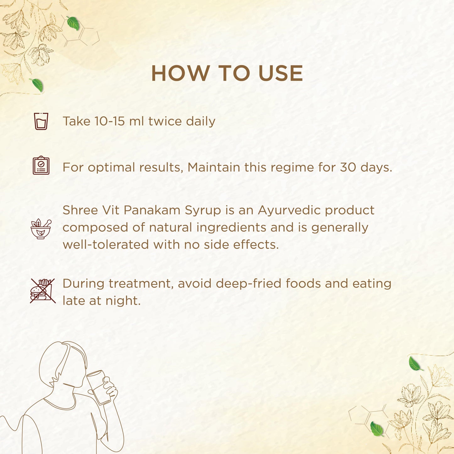 shreevarma Syrup Shree Vit Panakam Syrup for Vitamin and Immune Deficiency Disorders | Ayurvedic Formulation for Chronic Diseases and General Weakness | Aswagandha | Indigestion