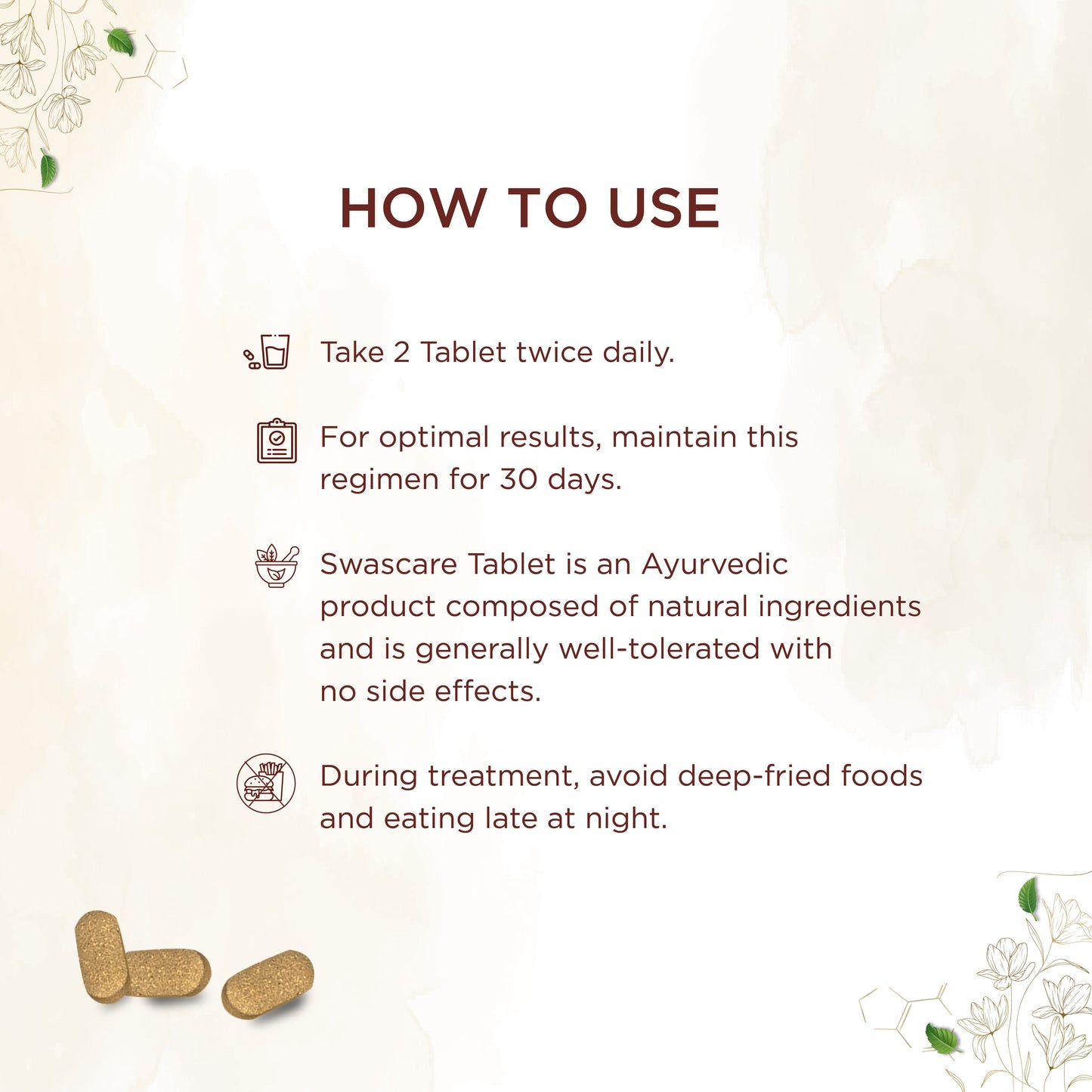 shreevarma Tablet Swas Care Tablet for Respiratory Disorders | Ayurvedic Supplement for Asthma | Controls Respiratory Infections | Vasa | Kantakari - 60 Tablets