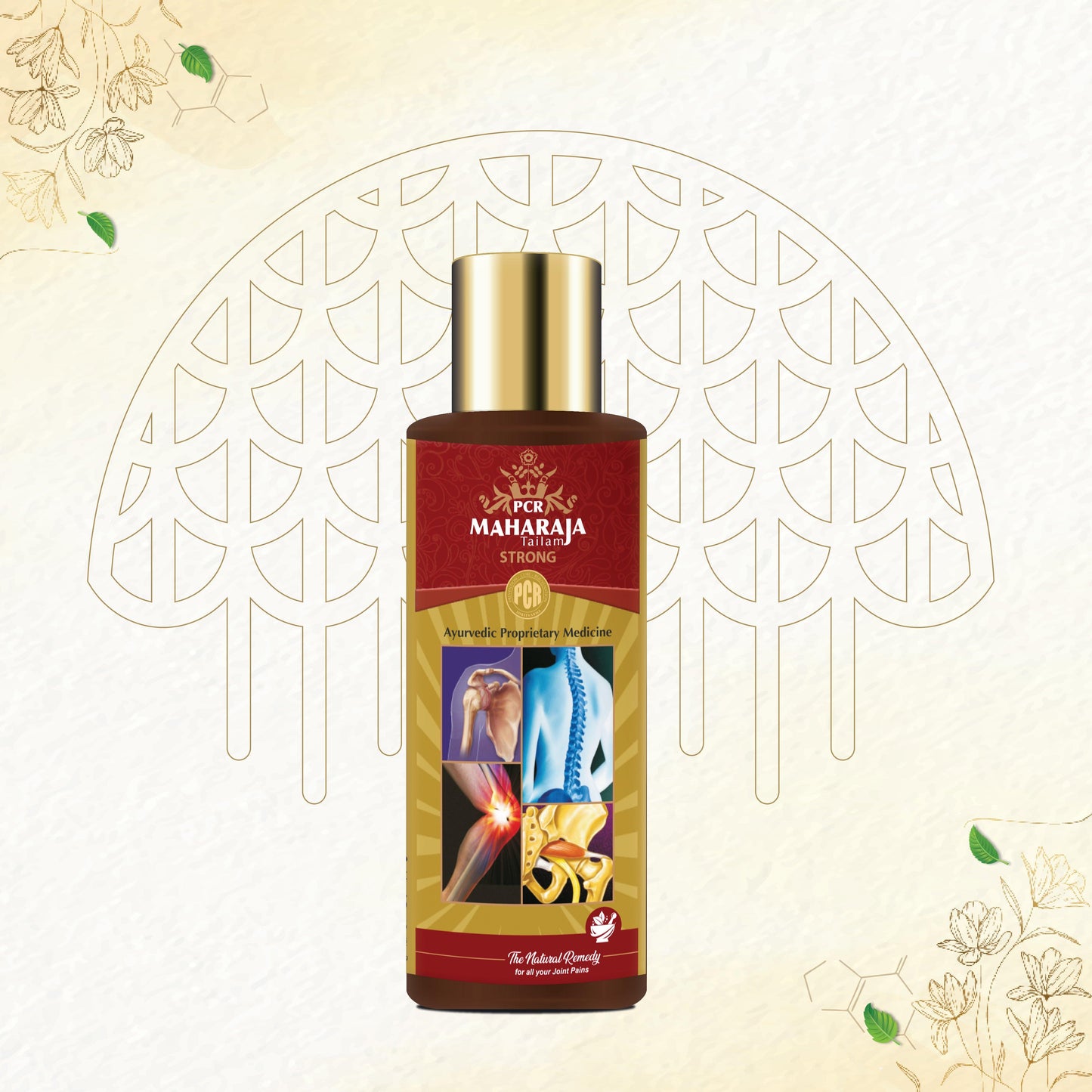 shreevarma Tailam Maharaja Thailam Strong for Back Pain | Ayurvedic Pain Relief Supplement for Headache, Joint Pain, and Other Musculoskeletal Disorders | Nirgundi | Pain Relief