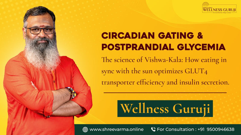 Circadian Gating & Postprandial Glycemia The science of Vishwa-Kala! Wellness Guruji Dr Gowthaman!