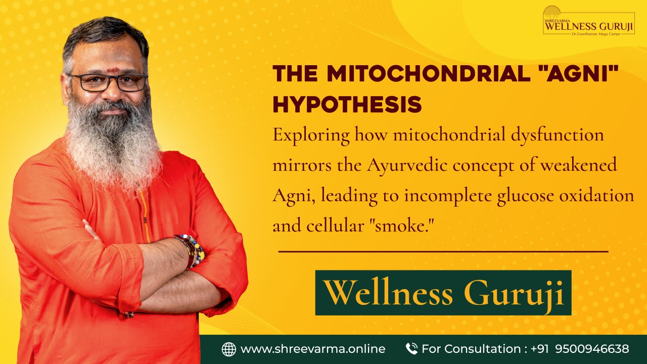 The Mitochondrial "Agni" Hypothesis: A New Frontier in Metabolic Resilience! Wellness Guruji Dr Gowthaman!