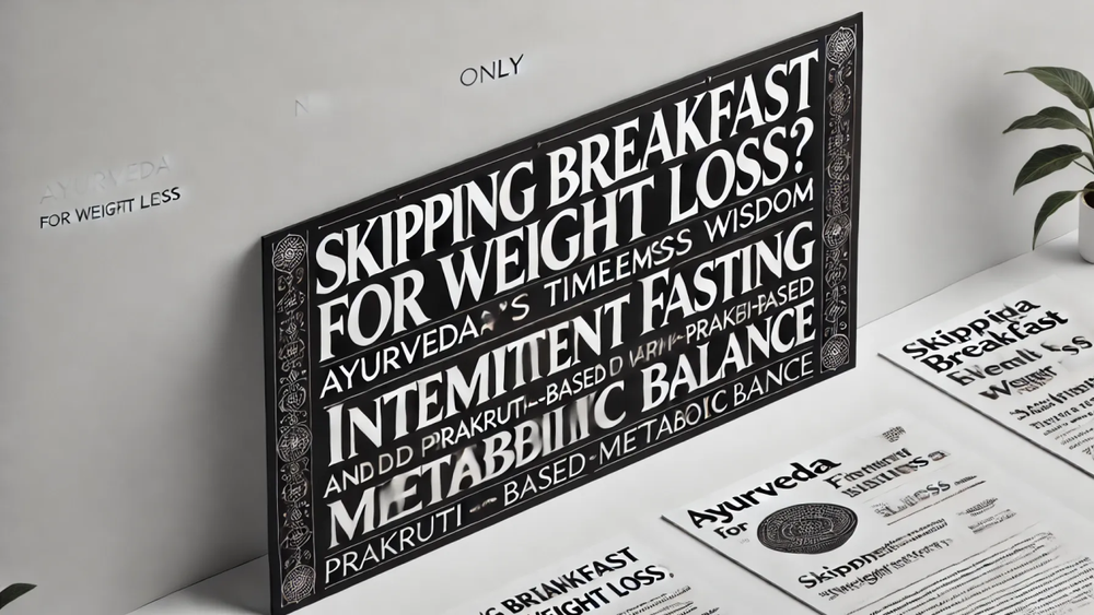 Skipping Breakfast for Weight Loss? Ayurveda’s Timeless Wisdom on Intermittent Fasting and Prakruti-Based Metabolic Balance