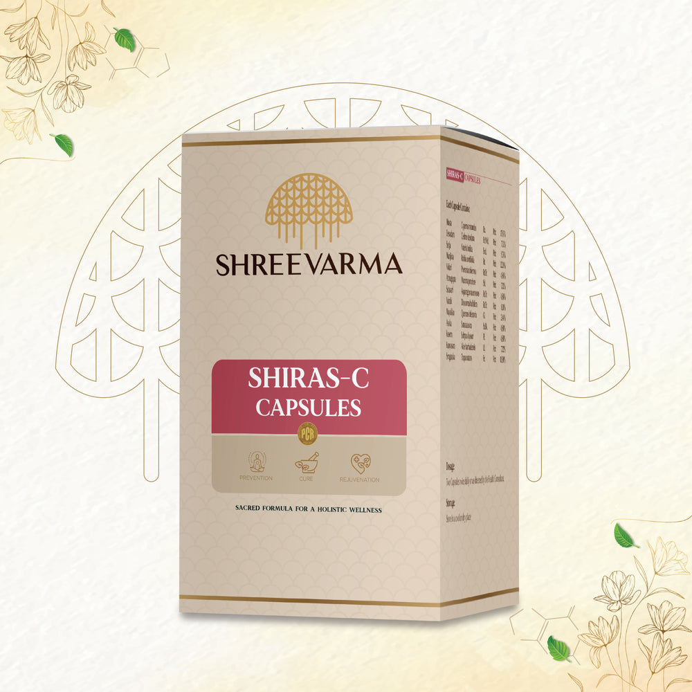 Shiras-C Capsule for Common Cold | Ayurvedic Medicine for Cough | Immunity Booster | Ashwagandha - 60 capsules