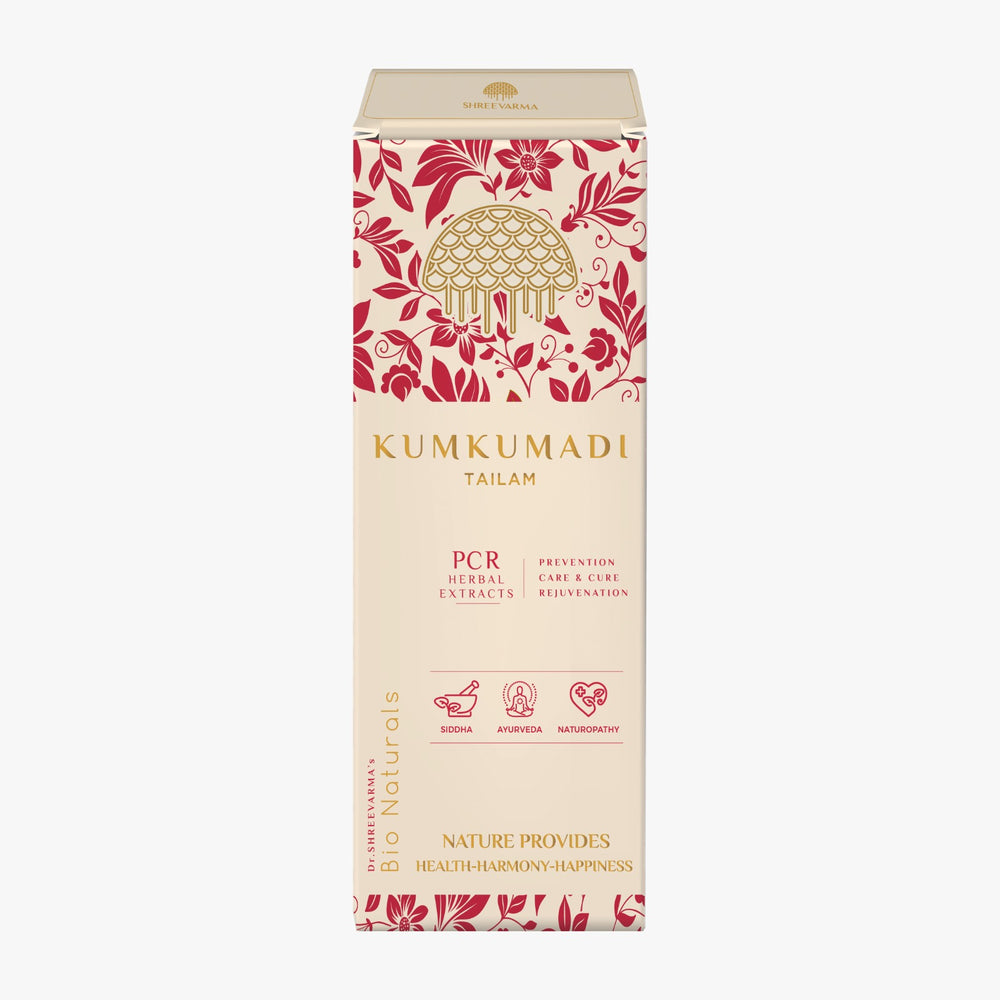 KUMKUMADI TAILAM FOR RADIANT SKIN | AYURVEDIC BEAUTY ELIXIR | REDUCES DARK SPOTS & PIGMENTATION | ANTI-AGING & BRIGHTENING | SAFFRON | SANDALWOOD | MANJISTHA