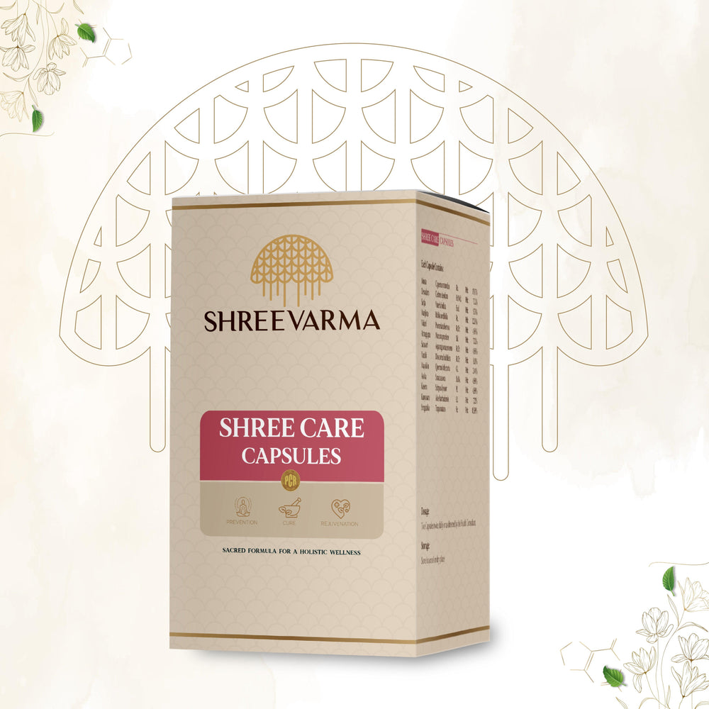 shreevarma Capsule Shree Care Capsule For Women’s Wellness | Ayurvedic Supplement for Menstrual Health | PCOD | Ashoka for Hormonal Imbalances | Uterine Tonic –  60 Capsules