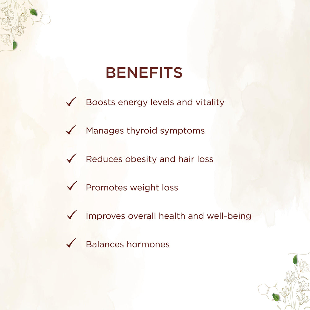 shreevarma Capsule Thyrex Capsules for Thyroid | Ayurvedic Supplement for Hypothyroidism and Hyperthyroidism | Prevents Hair Loss | Manages Weight | Anti-Inflammatory | Balances Hormones – 60 Capsules