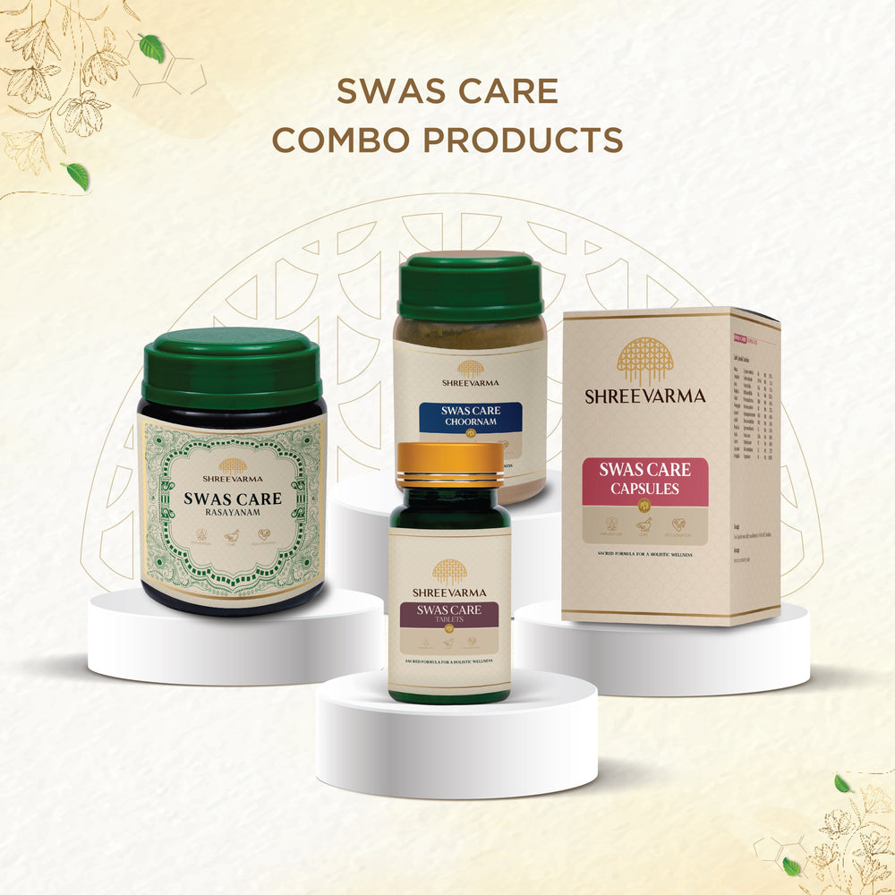 shreevarma Chooranam Swas Care Choornam for Respiratory Disorders | Ayurvedic Supplement for Asthma | Controls Respiratory Infections | Vasa | Kantakari