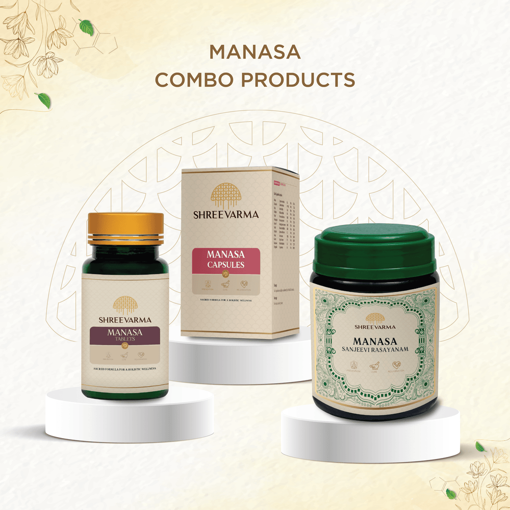shreevarma Manasa Rasayanam for a Healthy Brain | Ayurvedic Supplement for Anxiety and Stress Relief | Ashwagandha | Brahmi | Improves Focus and Concentration