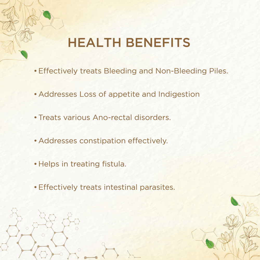 shreevarma Rejuvenator Arsho Care Muladhara Rasayanam For Piles Relief | Effective For Fissure And Fistulas | Ayurvedic Supplement For Treating Hemorrhoids