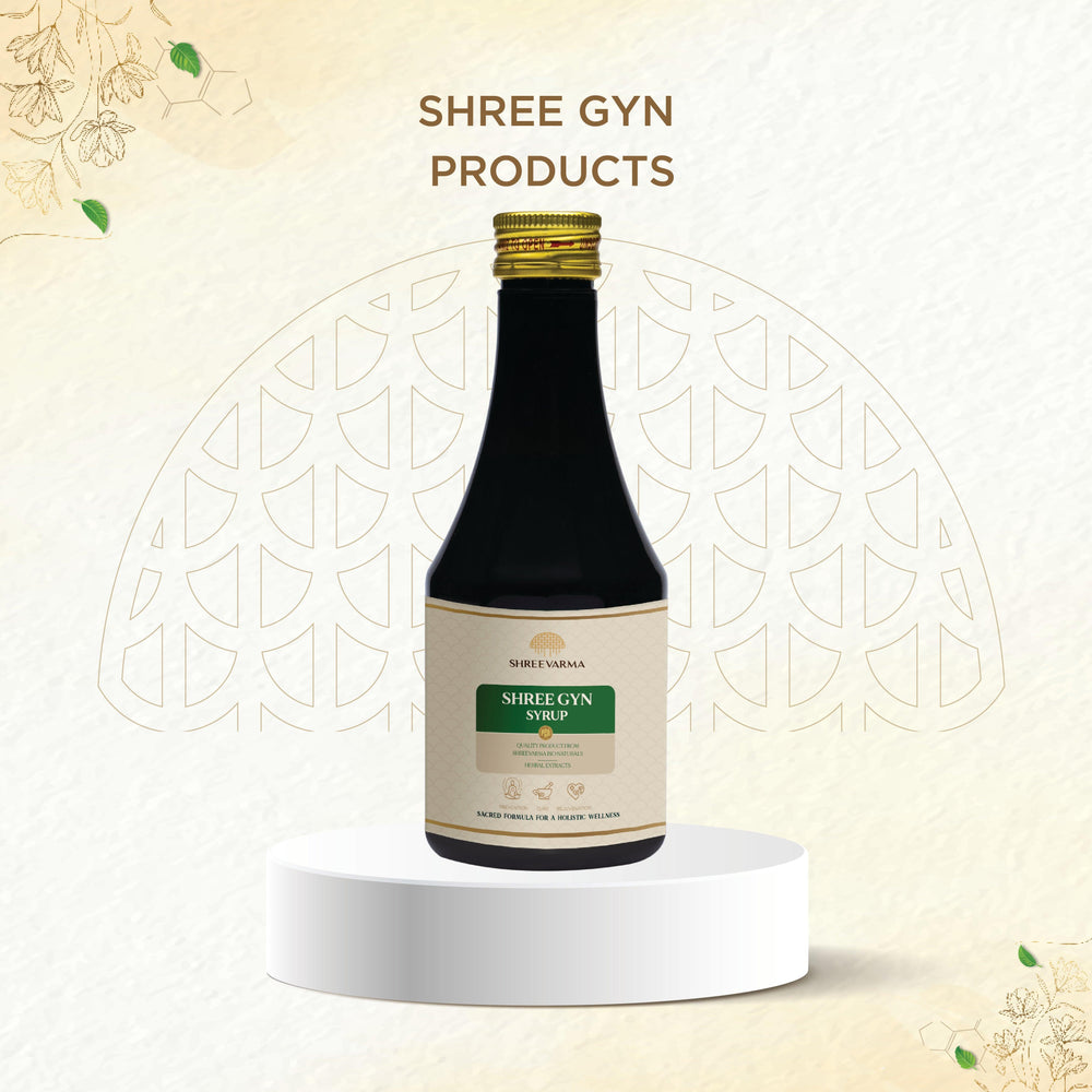 shreevarma Syrup Shree Gyn Syrup for Women’s Wellness | Herbal Supplement for Menstrual Health | PCOD | Ashoka for Hormonal Imbalances | Nellikkai | Dhattari